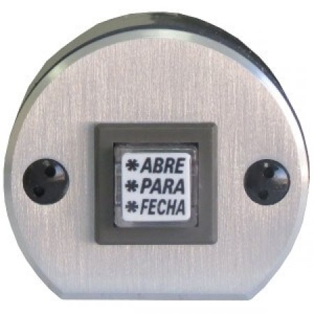 Botoeira THEVEAR com 1 Botão Frente de Alumínio THBCN Sem Chave